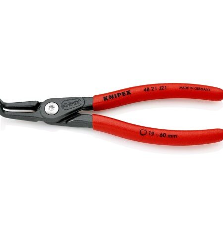 Knipex 48 21 J21 Belső Seegerfogó, Hajlított, 165 mm
