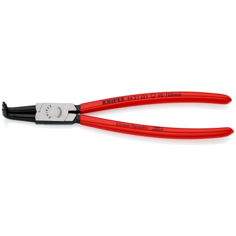 Knipex segergyűrű fogó, külső, hajlított, 215 mm