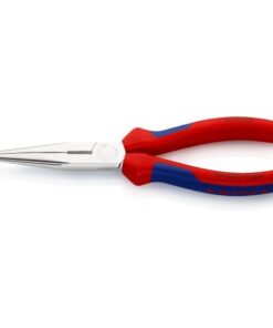 Knipex Rádiófogó, hegyes, félkerek csőrű, vágóéllel, 200 mm (KNIP26 15 200)