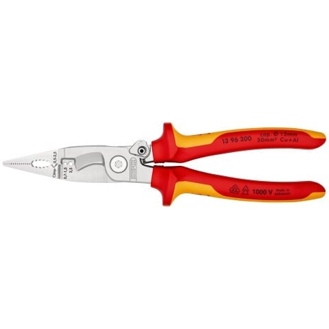 Knipex 13 96 200 VDE Multifunkciós Villanyszerelő Fogó Knipex 13 96 200 VDE Multifunkciós Villanyszerelő Fogó