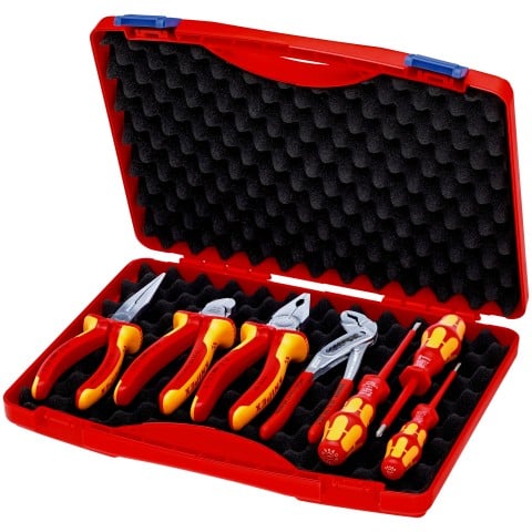 Knipex 1000V VDE Szigetelt Fogó és Csavarhúzó Készlet, 7 részes