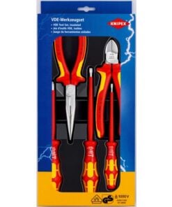 Knipex 1000V VDE Szigetelt Fogó és WERA Csavarhúzó Készlet, 6 részes