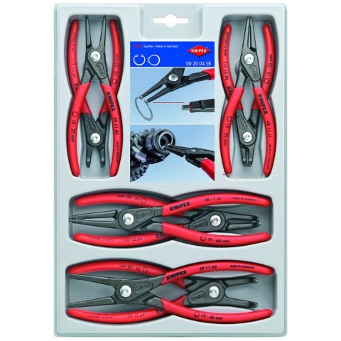 Knipex Seegergyűrű Fogó Készlet, 8 darabos
