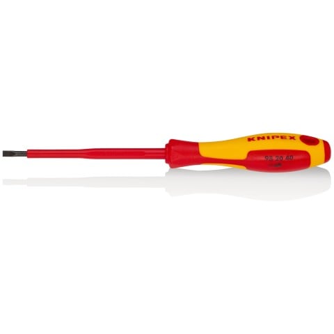 Knipex 1000V VDE szigetelt lapos csavarhúzó 4,0x105mm