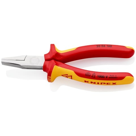 Knipex Laposfogó 160 mm, 1000V VDE szigeteléssel