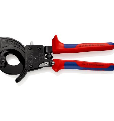 Knipex 95 31 250 Racsnis Kábelvágó Fogó, 250 mm, 240 mm² / Ø 32 mm
