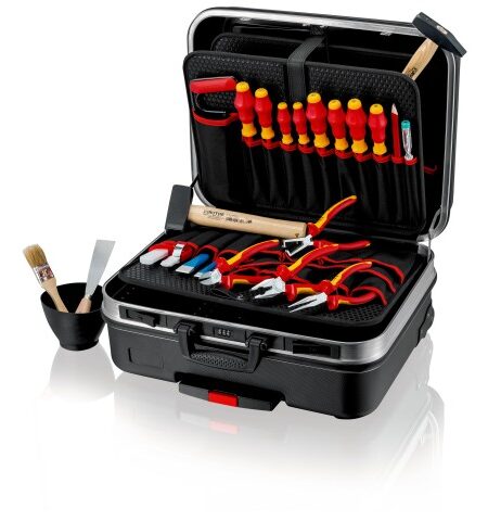 Knipex Elektromos Szerszámkészlet Kofferben, 24 Részes, VDE Tesztelt