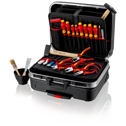 Knipex Elektromos Szerszámkészlet Kofferben, 24 Részes, VDE Tesztelt