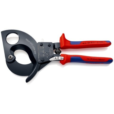 Knipex Racsnis Kábelvágó 280 mm, 380 mm² / Ø 52 mm