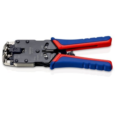 Knipex KNIP97 51 12 Krimpelő fogó RJ10, RJ11/12, RJ45 csatlakozókhoz