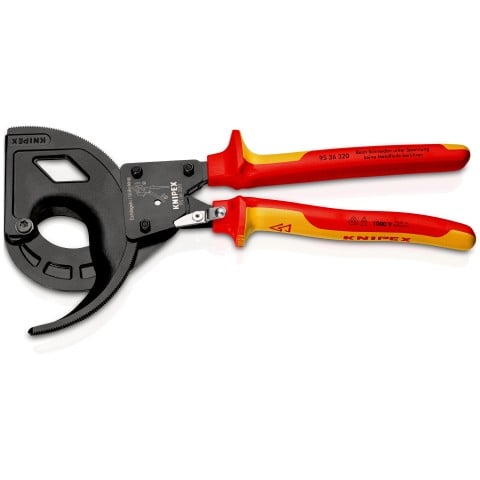 Knipex Kábelvágó racsnis mechanizmussal, 320 mm, max. Ø 60 mm
