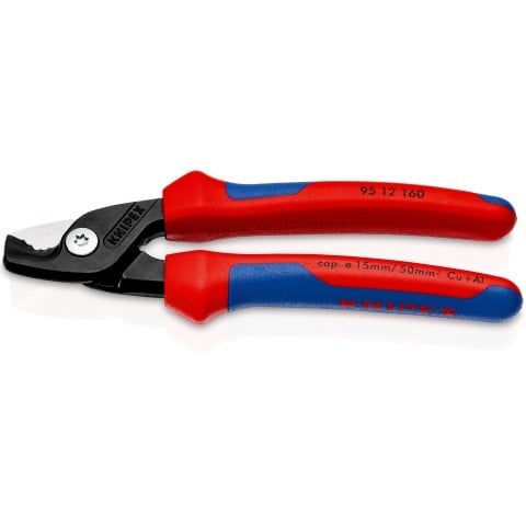 Knipex Kábelvágó fogó 160mm, 50mm² lépcsős vágással