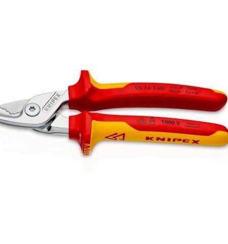 Knipex STEPCUT Kábelvágó Fogó 160mm VDE 1000V Ø 15 mm