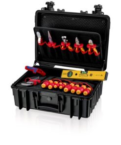 Knipex ROBUST 23 START ELECTRIC Robusztus villanyszerelő szerszámkoffer, 24 részes