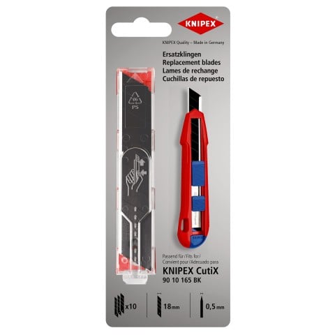 Knipex 90 10 165 BK Sniccer Pengék, 10 darabos készlet