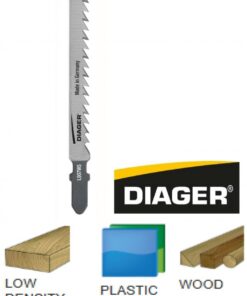 Diager szúrófűrészlap fa és PVC anyagokhoz, 4x100mm, 5 db-os készlet
