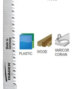 Diager Szúrófűrészlap Fa és PVC Vágásához, 2,5x117mm, 5 db/csomag