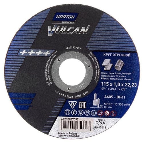 Norton Fémvágó Tárcsa 115 x 2,5 x 22,23 mm