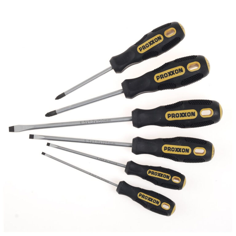 Proxxon PX 22604 FLEX-DOT 6 részes lapos és kereszthornyú csavarhúzó készlet