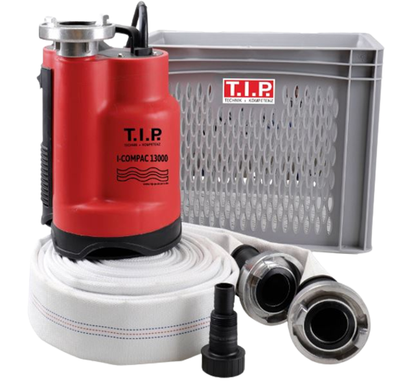 T.I.P. I-Compac 13000 IXP DUO Árvízvédelmi Szennyvíz Merülő Szivattyú Készlet, 750W