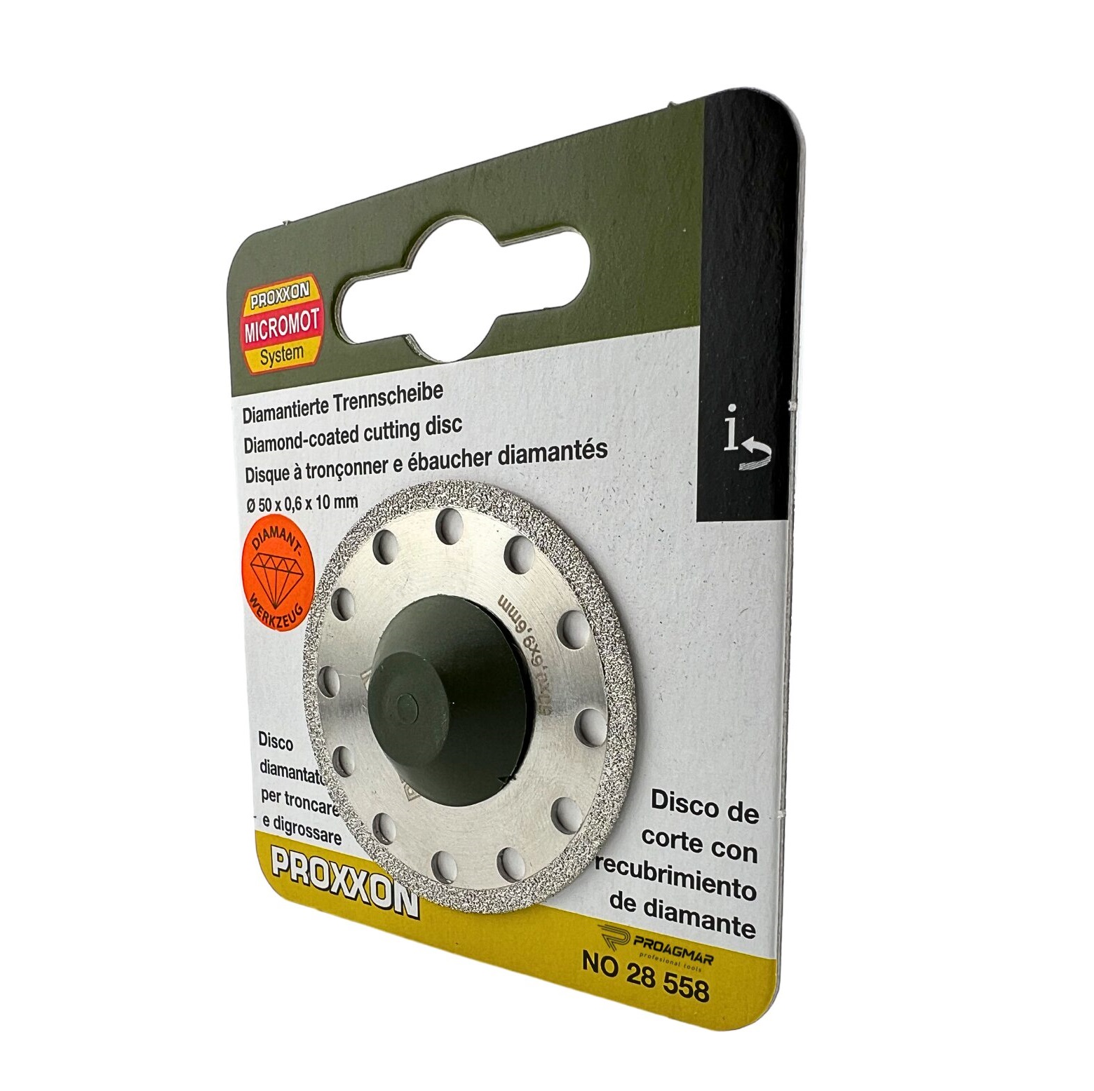 Proxxon PX28558 Gyémánt Vágókorong 50mm x 1,2mm (LHW, LHW/A gépekhez) Proxxon PX28558 Gyémánt Vágókorong 50mm x 1,2mm (LHW, LHW/A gépekhez)