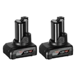 Bosch GBA 12V 6.0Ah Professzionális Akkumulátor, 2 darabos készlet