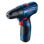 Bosch GSR 120 LI Akkus Fúró-csavarozó Készlet + GLI 12V-300 Lámpa, 2x2.0 Ah