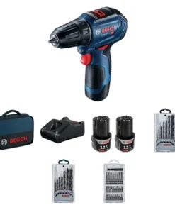 Bosch GSR 12V-30 Akkus Fúró-csavarozó, 2x2Ah akkuval, kofferrel és tartozékokkal