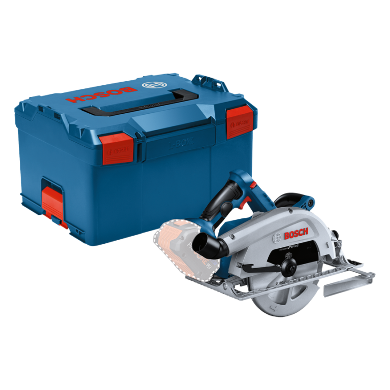 BOSCH GKS 18V-68 Akkus Körfűrész, 190mm, L-BOXX 238 Párhuzamvezetővel
