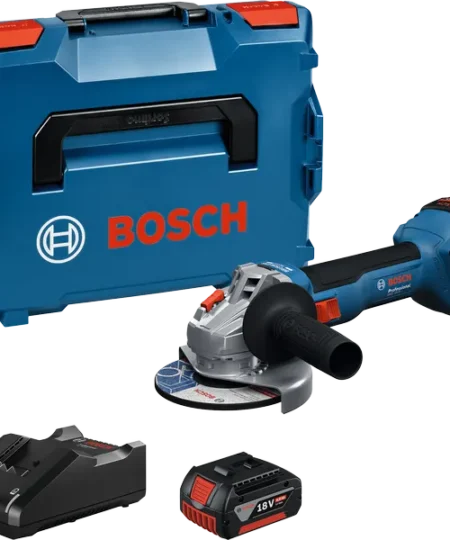 Bosch PRO GWS 18V-8 Akkus Sarokcsiszoló L-BOXX 136-tal, M14 anyával