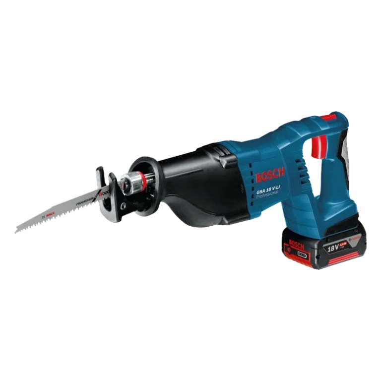 Bosch Professional GSA 18 V-LI Akkus Szablyafűrész Szett (2x 5,0 Ah Akkuval, Töltővel)