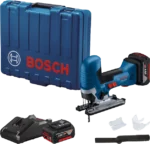 Bosch GST 185-LI Akkus Szúrófűrész, 2x4,0 Ah akkuval, kofferben