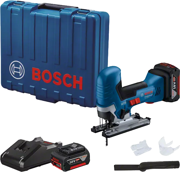 Bosch GST 185-LI Akkus Szúrófűrész, 2x4,0 Ah akkuval, kofferben