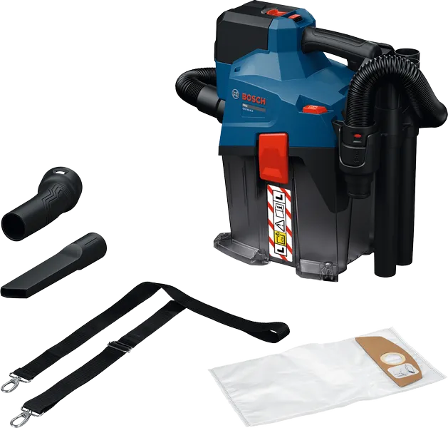 Bosch GAS 18V-6 LS Akkus Száraz-Nedves Porszívó, 18V, L porosztályú