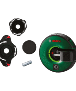 Bosch Atino 360° vonallézer mérőszalaggal, AA elemes