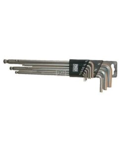 BGS Hosszú Gömbfejű Imbuszkulcs Készlet, Collos, 9 Részes (1/16"-3/8")