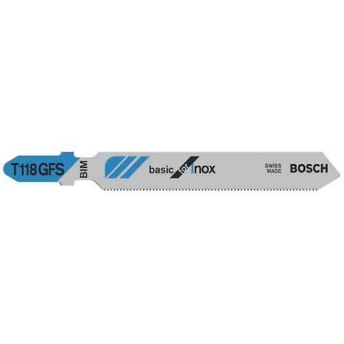 BOSCH T 118 GFS Szúrófűrészlap Inoxhoz, 3 db BOSCH T 118 GFS Szúrófűrészlap Inoxhoz, 3 db