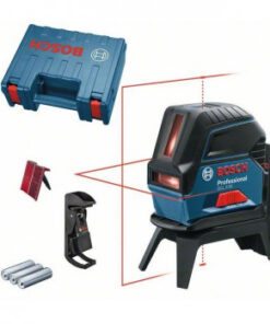 Bosch GCL 2-50 Keresztlézer szett RM1 és BM3 tartóval, AA elemes