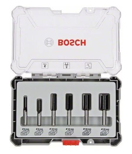 Bosch 6 részes marókészlet 8 mm-es szárral
