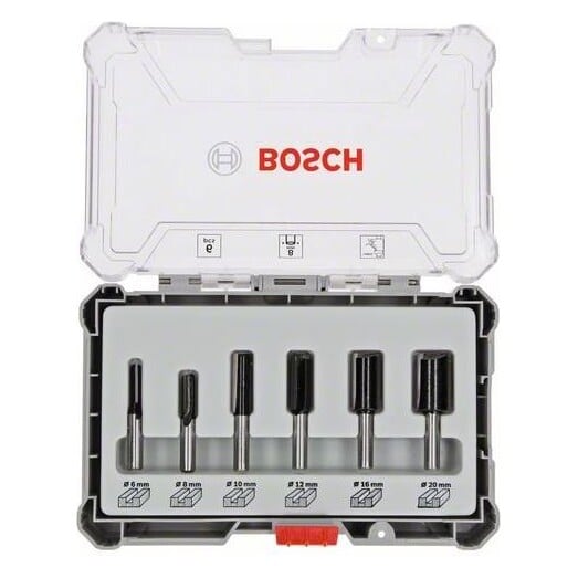 Bosch 6 részes marókészlet 8 mm-es szárral