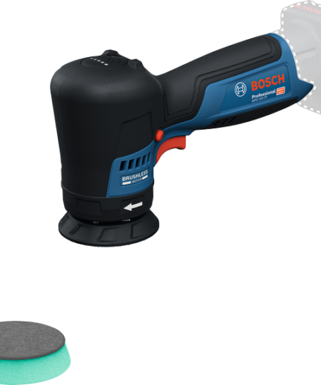 Bosch GPO 12V-77 Akkus Polírozógép, 77 mm, 12V