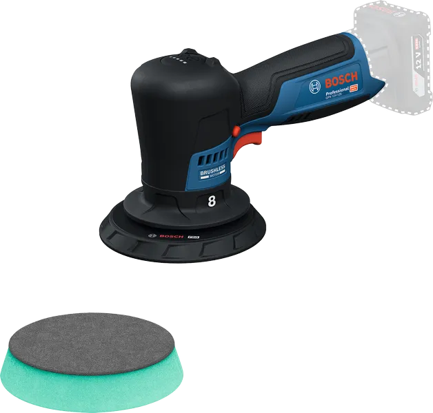 Bosch GPX 12V-125 Akkus Polírozógép, 12V, 125 mm