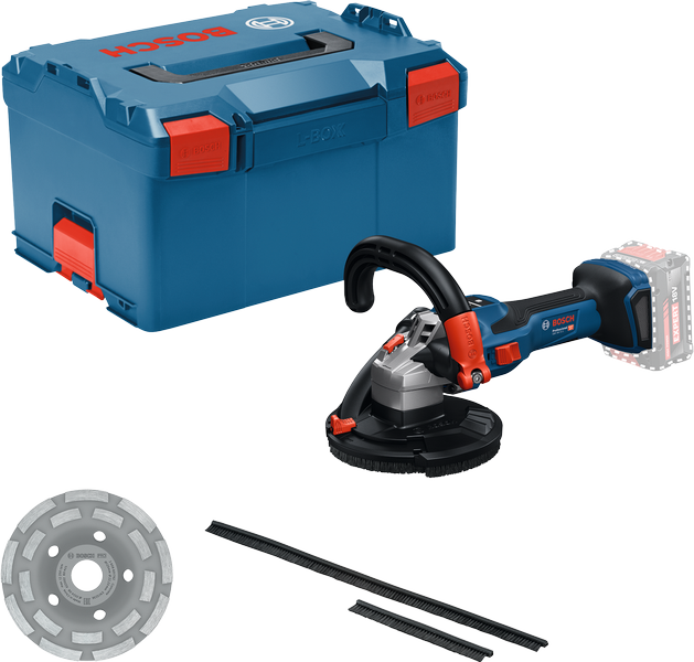 BOSCH GBR 18V-15 S Akkus Betoncsiszoló (L-BOXX-ban)