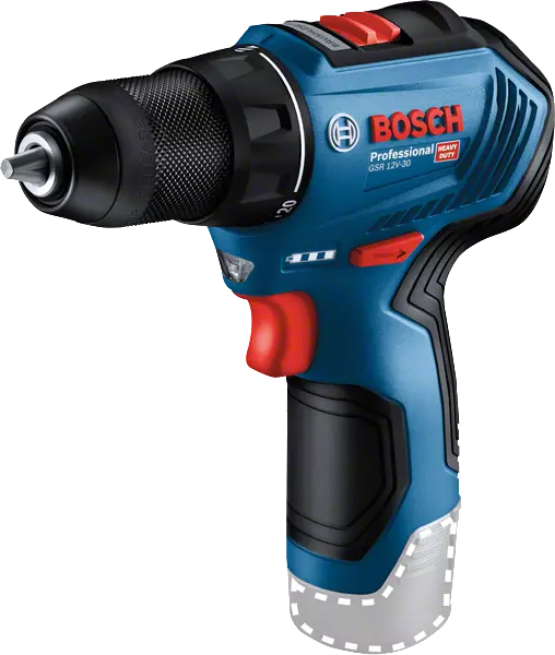 Bosch GSR 12V-30 Akkus Fúró-csavarozó, Szénkefe Nélküli, Solo