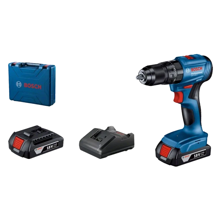 Bosch GSB 185-LI Akkus Ütvefúró-csavarozó, 18V, 50 Nm, 2x2Ah szett