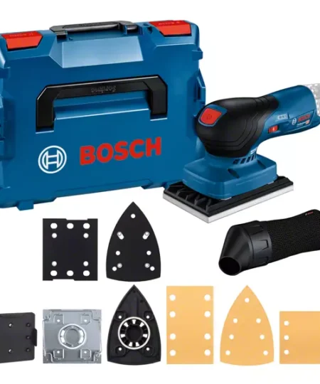 Bosch GSS 12V-13 Akkumulátoros Vibrációs Csiszoló, Solo, L-Boxx