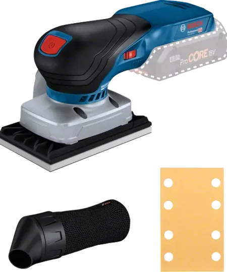 Bosch GSS 18V-13 Akkus Rezgőcsiszoló, SOLO (18V, Szénkefe Nélküli)