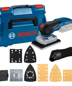 Bosch GSS 18V-13 akkus rezgőcsiszoló, SOLO, L-BOXX