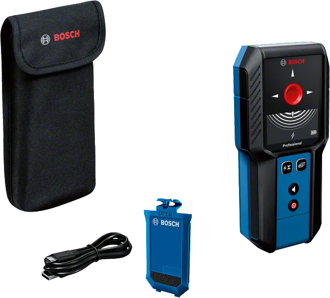 Bosch GMS 120-27 Professzionális Faldetektor, AA elemes