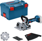 Bosch Professional GFF 18V-22 Akkus Lamellázó Marógép, 105 mm maróval, L-BOXX-ban